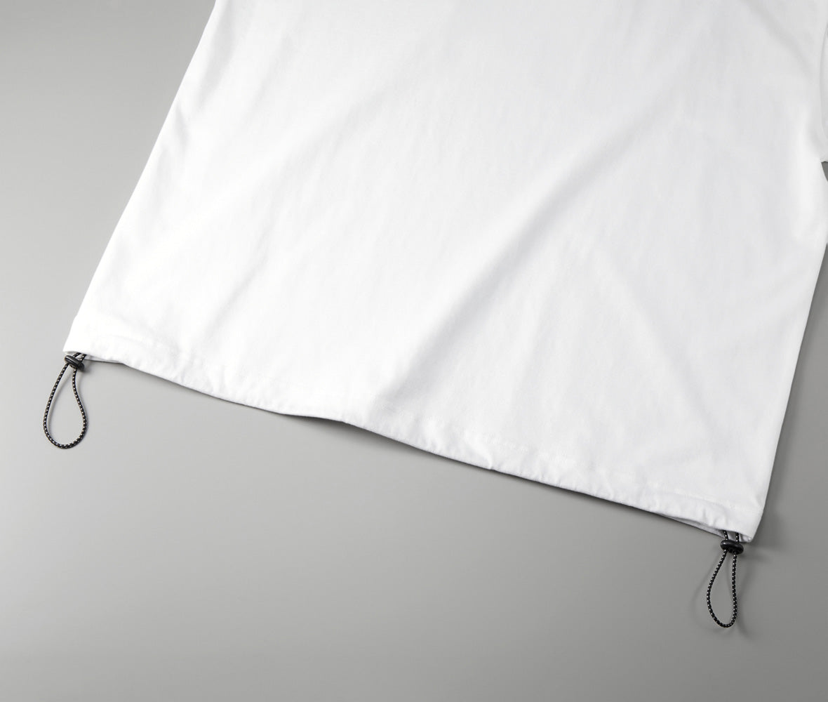 6.5オンス ファインジャージー リラックスフィット Tシャツ（ドローコード裾）