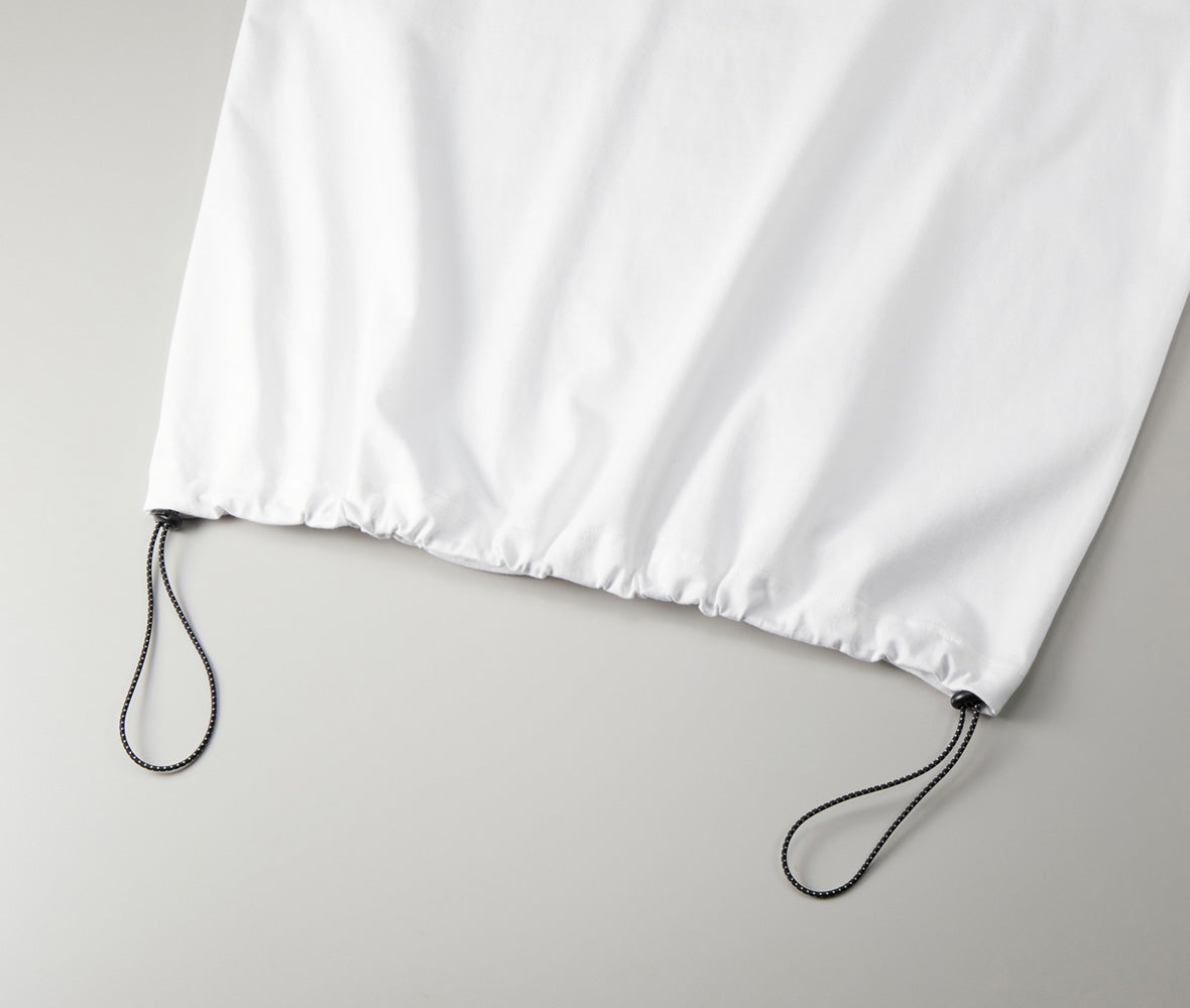 6.5オンス ファインジャージー リラックスフィット Tシャツ（ドローコード裾）