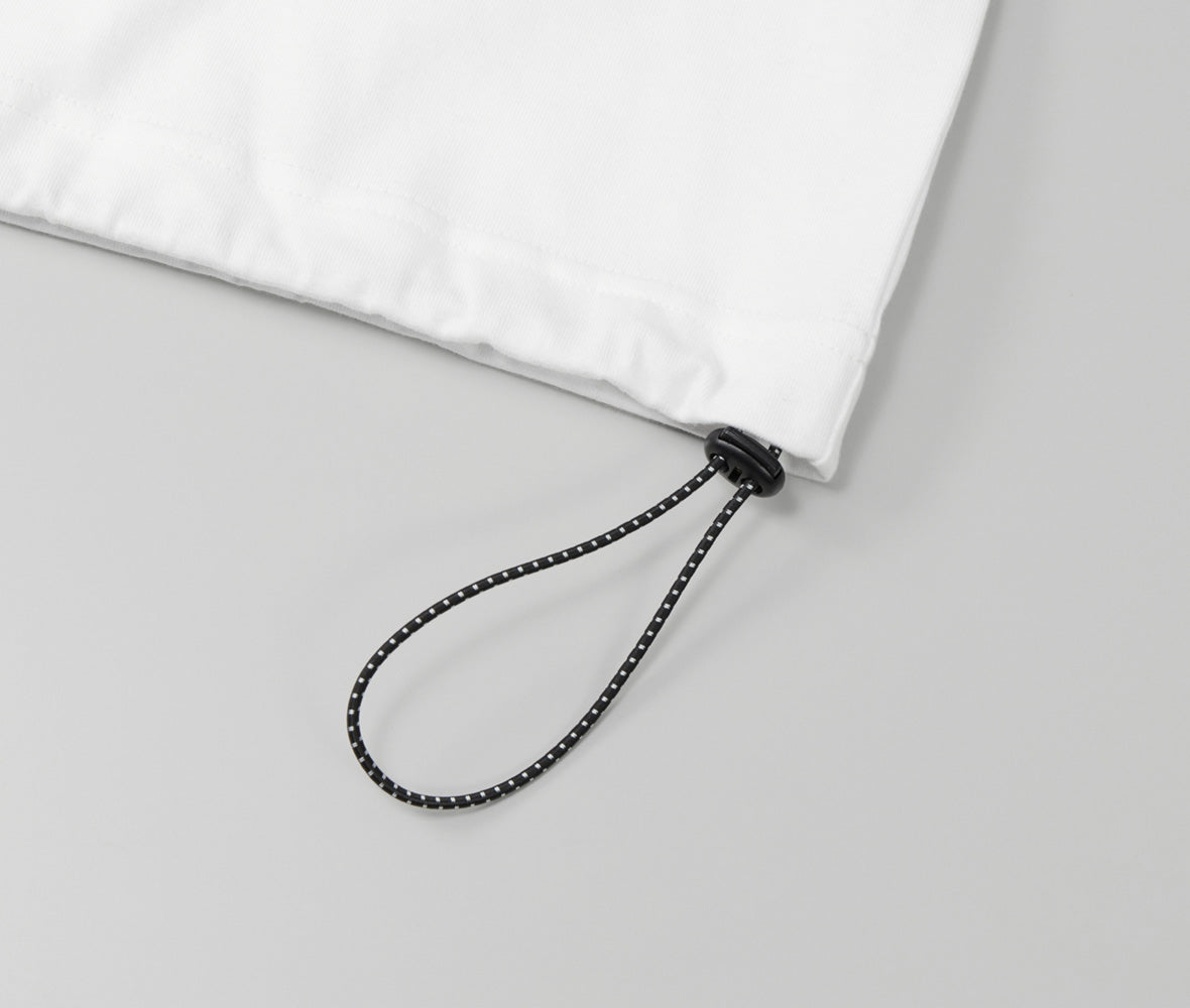 6.5オンス ファインジャージー リラックスフィット Tシャツ（ドローコード裾）