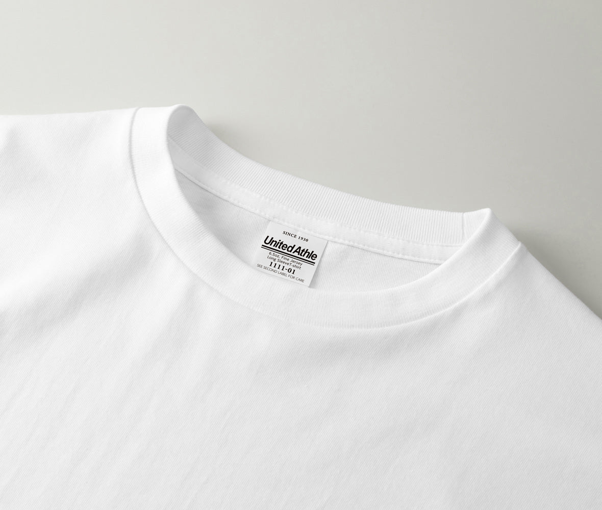 6.5オンス ファインジャージー 長袖Tシャツ（2.1インチリブ）