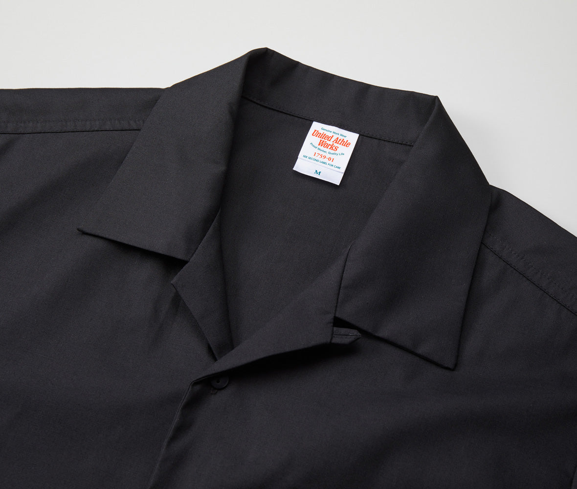 T/C オープンカラー 半袖シャツ