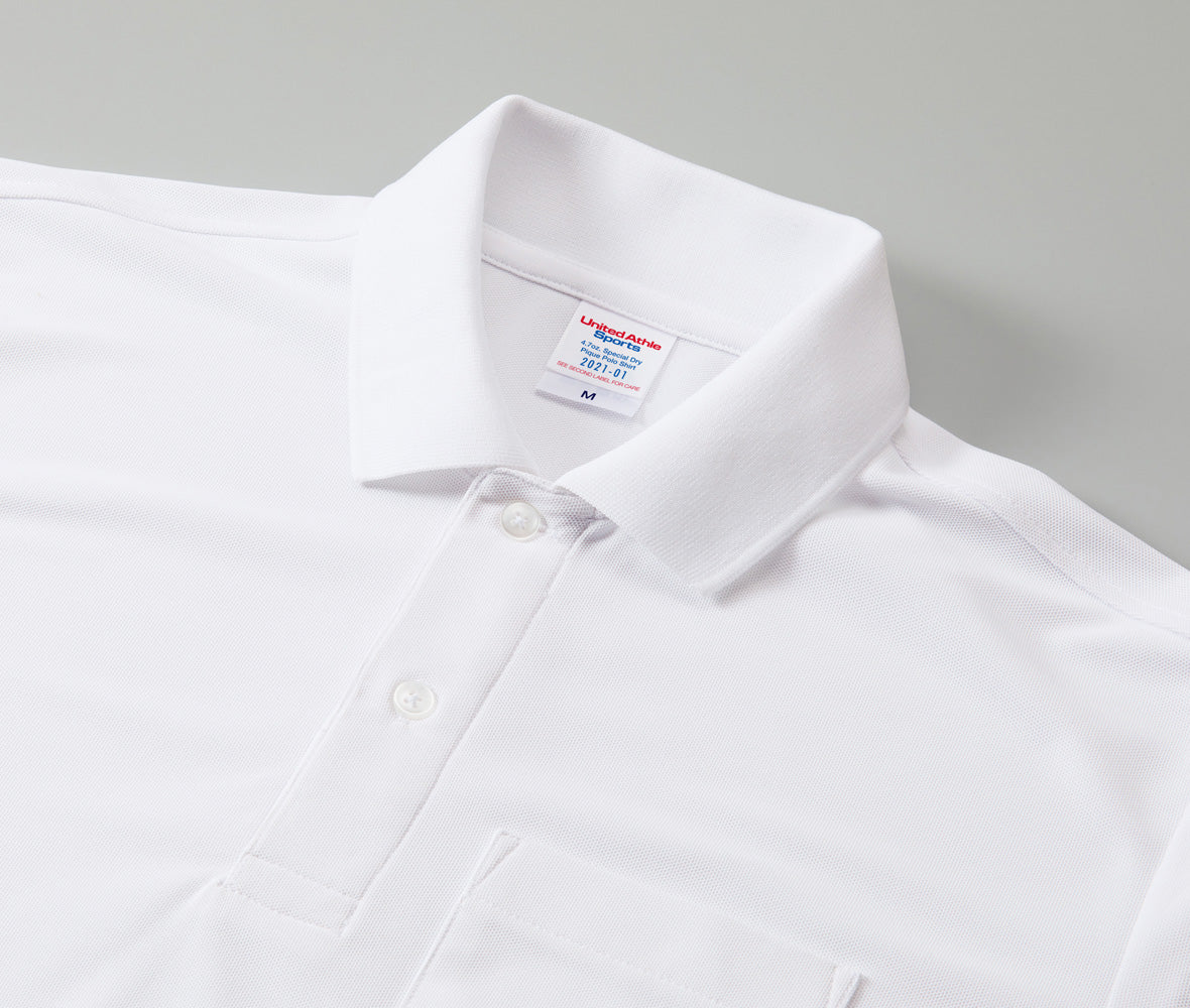 4.7オンス スペシャル ドライ カノコ ポロシャツ（ポケット付き）（ローブリード）