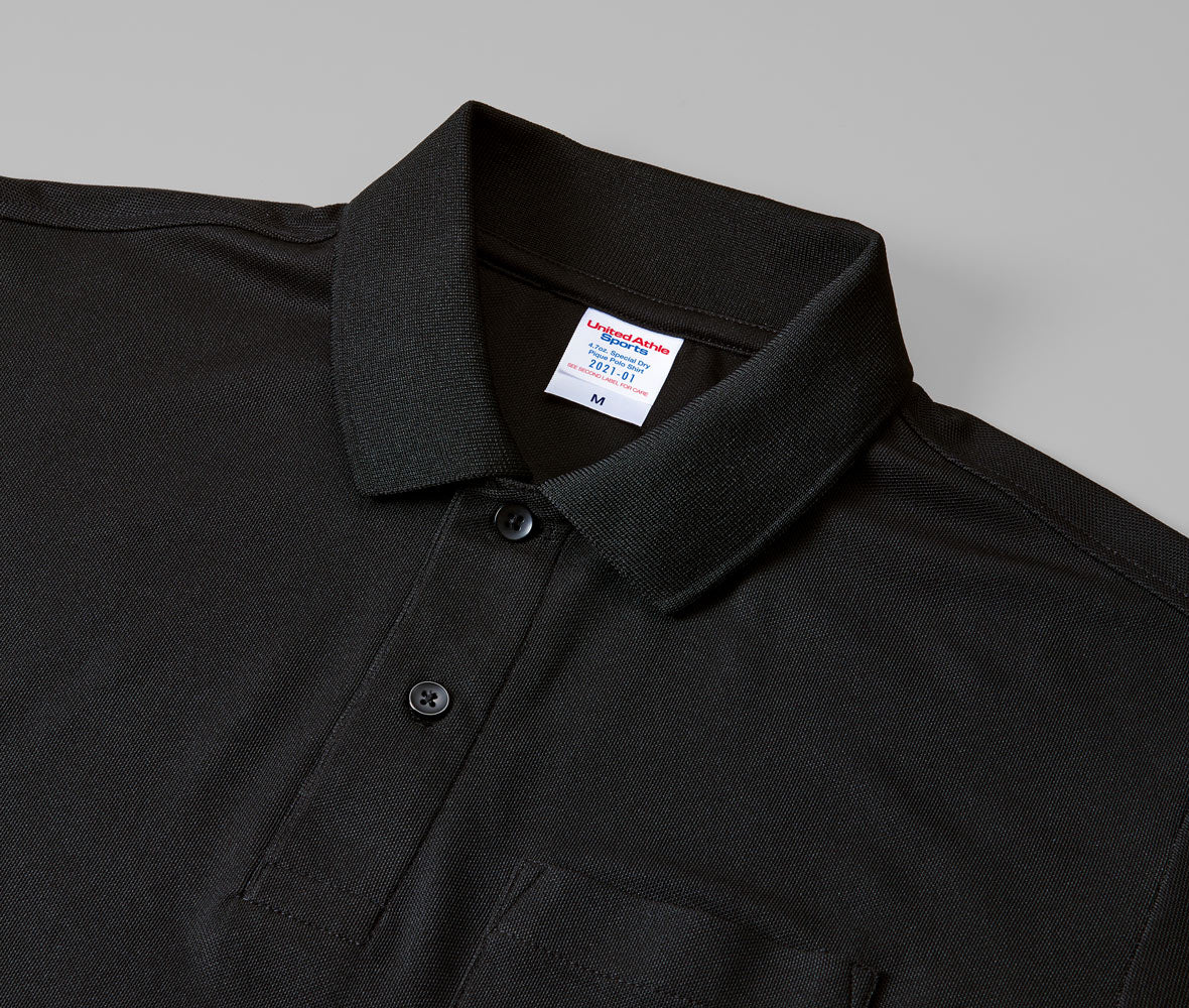 4.7オンス スペシャル ドライ カノコ ポロシャツ（ポケット付き）（ローブリード）