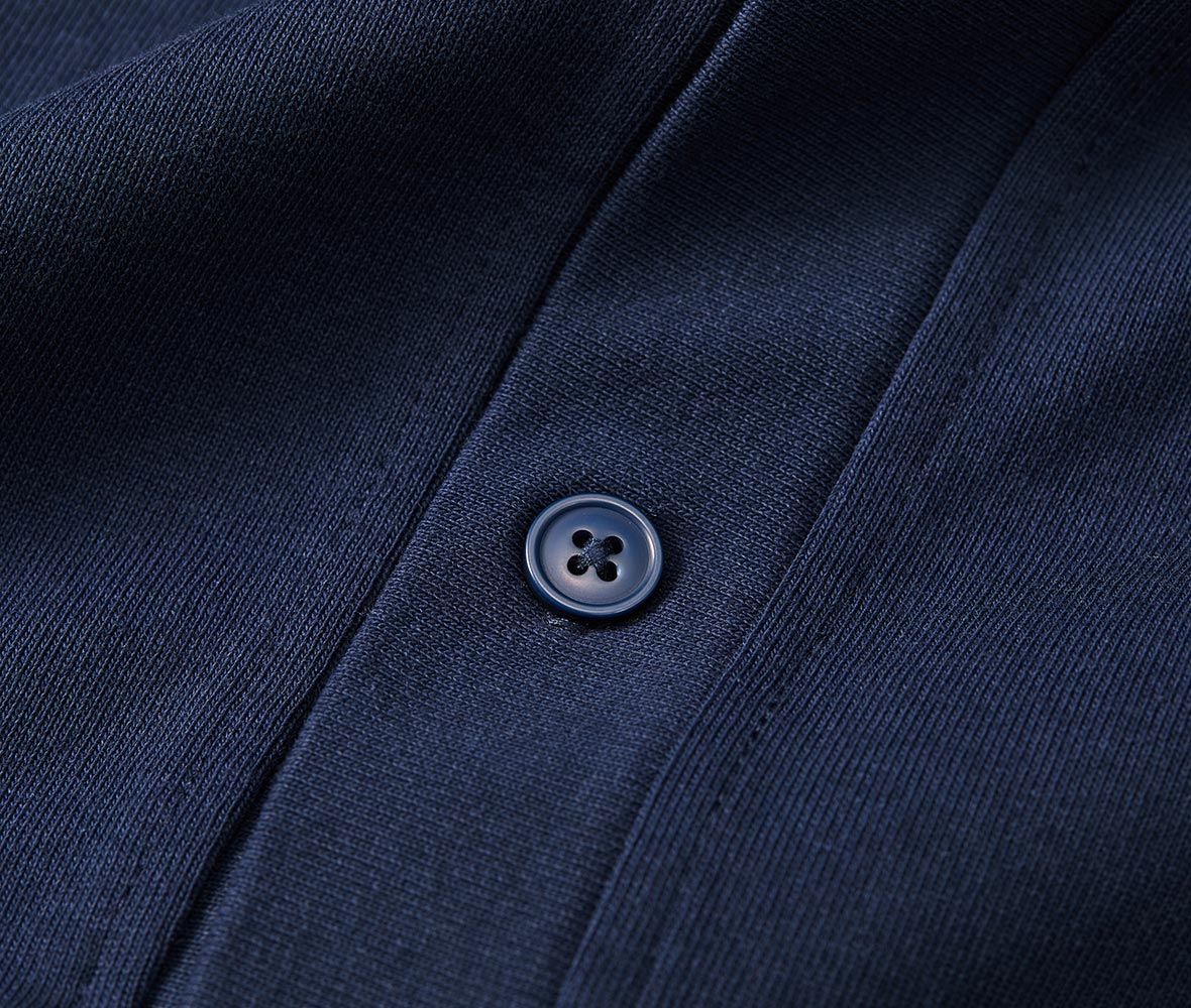 10.0オンス コットンジャージー ルーズシルエット カーディガン