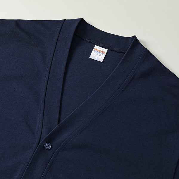 10.0オンス コットンジャージー ルーズシルエット カーディガン