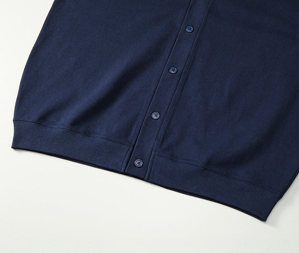 10.0オンス コットンジャージー ルーズシルエット カーディガン