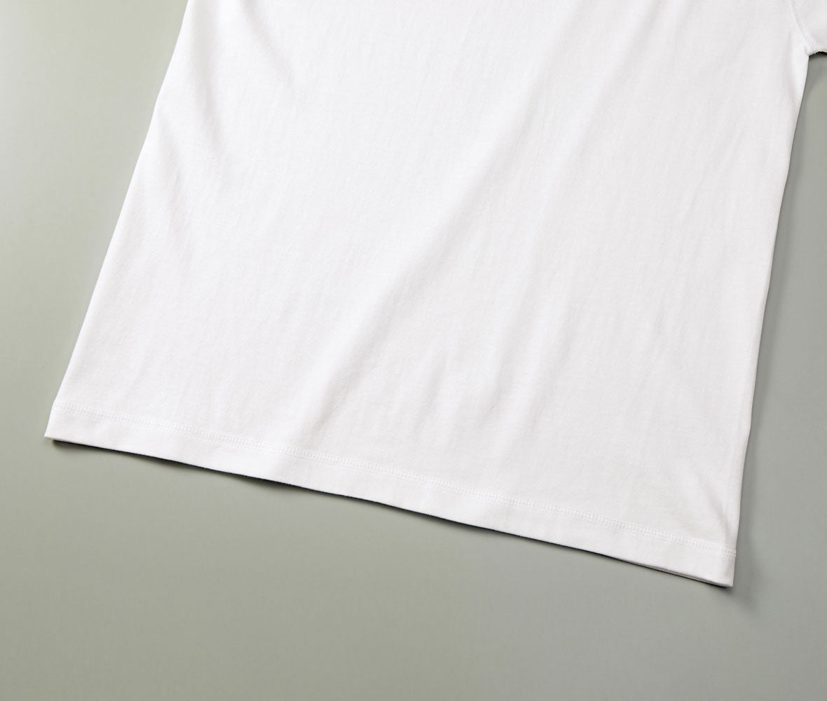 5.6オンス ヘンリーネック カットソー