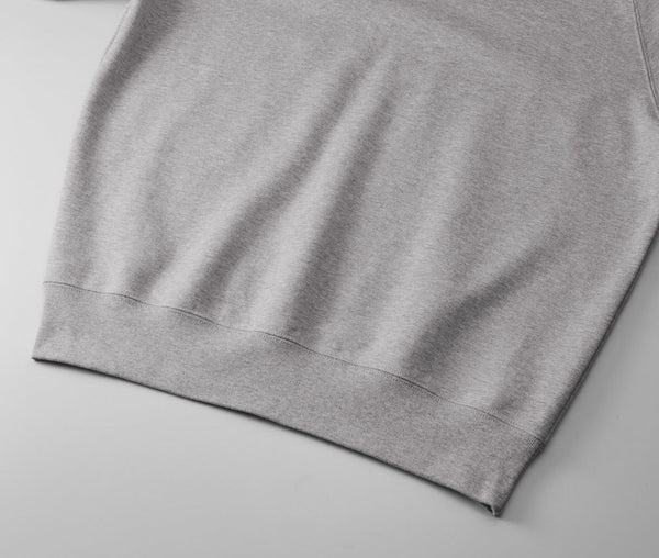 10.0オンス ラグランスリーブ クルーネック スウェット（裏毛パイル）