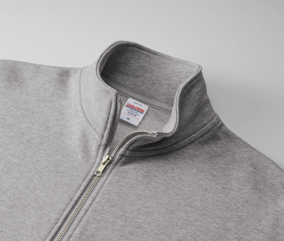 10.0オンス スウェット フルジップ スタンド ジャケット（裏毛パイル）