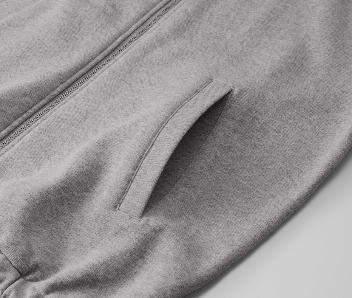 10.0オンス スウェット フルジップ スタンド ジャケット（裏毛パイル）