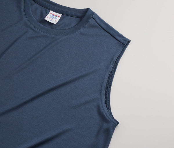 4.4オンス ドライスムース リサイクルポリエステル ノースリーブシャツ