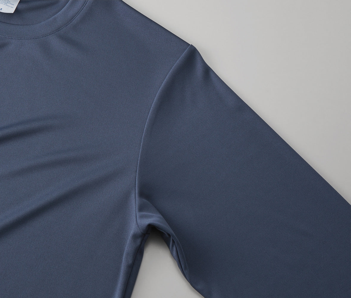 4.4オンス ドライスムース リサイクルポリエステル 長袖Tシャツ