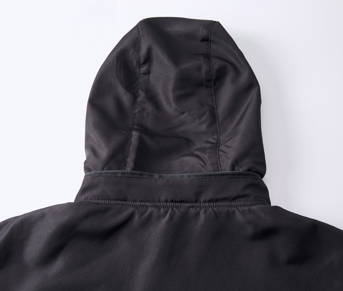 マイクロリップストップ フードイン ジャケット（フリース裏地）