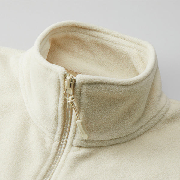 マイクロフリース フルジップ スタンド カラー ジャケット（一重）