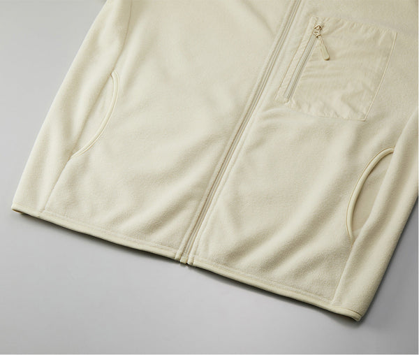 マイクロフリース フルジップ スタンド カラー ジャケット（一重）