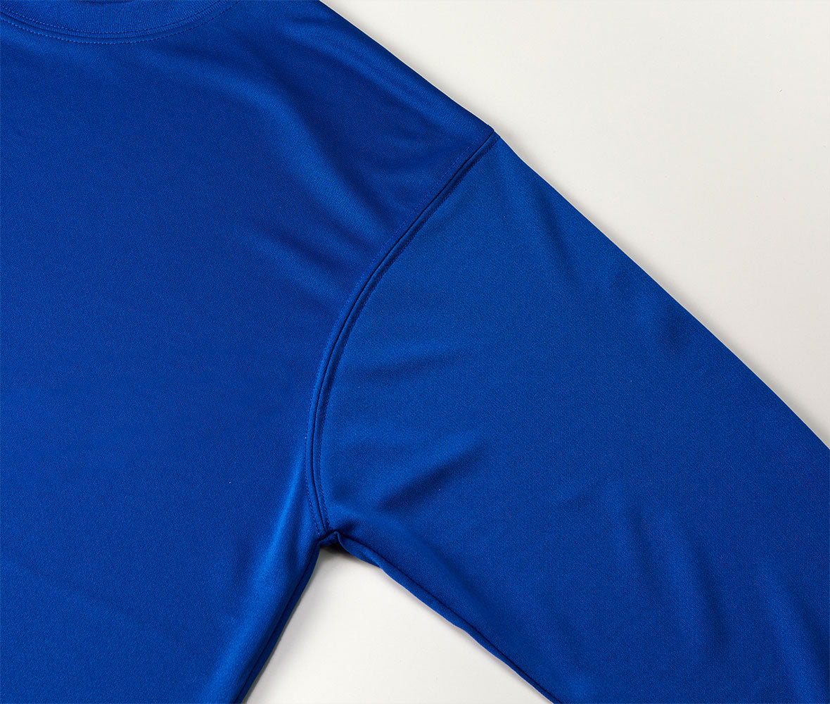 4.7オンス ドライシルキータッチ 長袖Tシャツ（ローブリード）