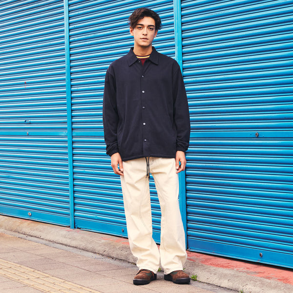 10.0オンス コットンジャージー コーチジャケット（一重）