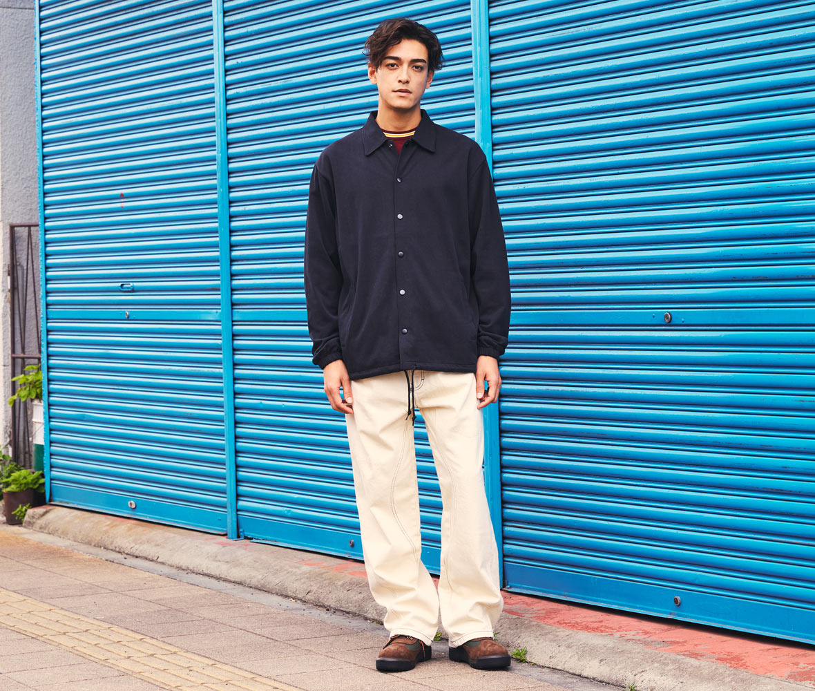 10.0オンス コットンジャージー コーチジャケット（一重）