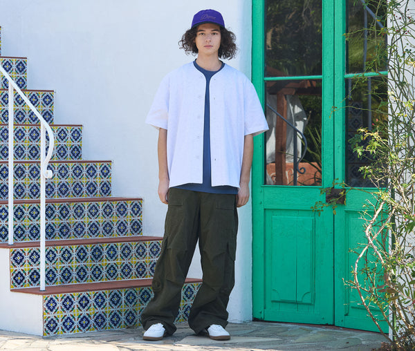 8.5オンス コットン ジャージー ベースボールトップ