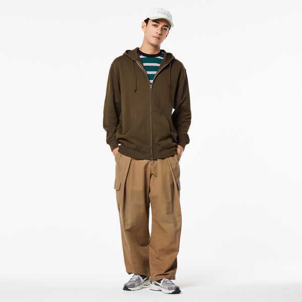 10.0オンス 裏パイル フルジップ スウェットパーカ〈アダルト〉