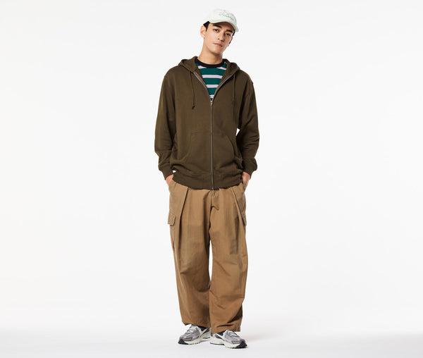 10.0オンス 裏パイル フルジップ スウェットパーカ〈アダルト〉