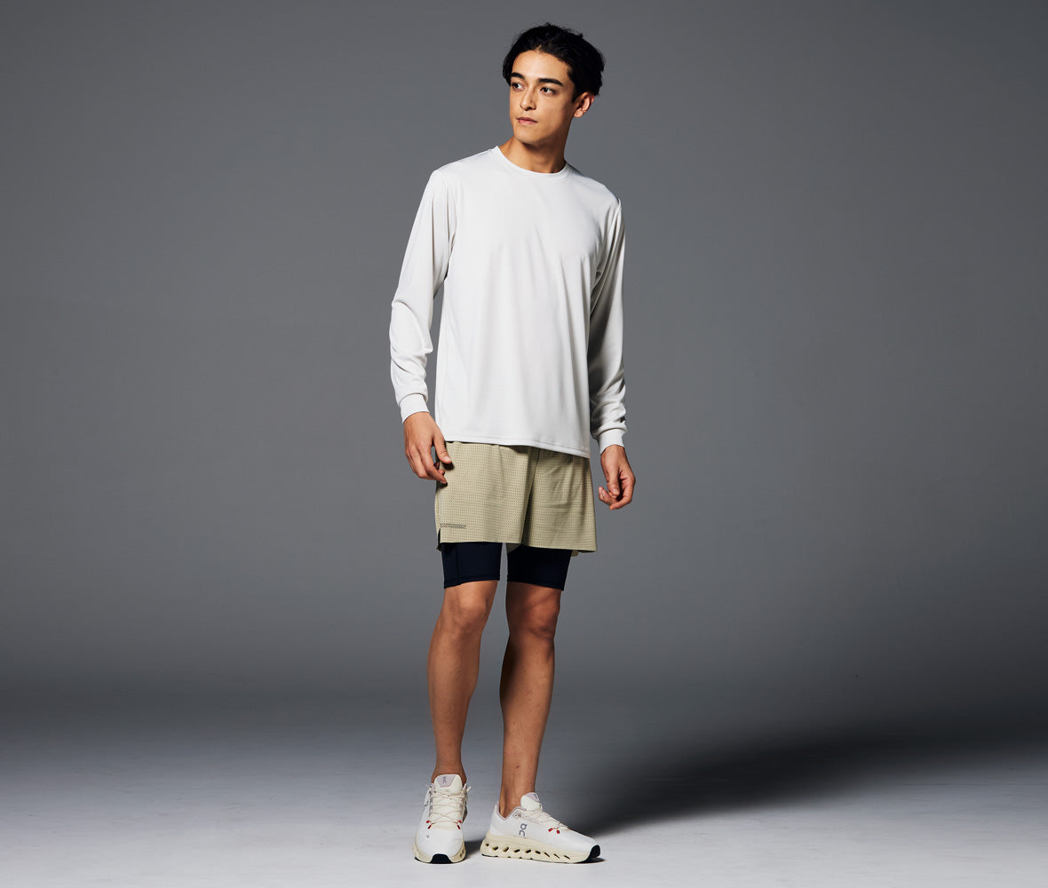 4.4オンス ドライスムース リサイクルポリエステル 長袖Tシャツ