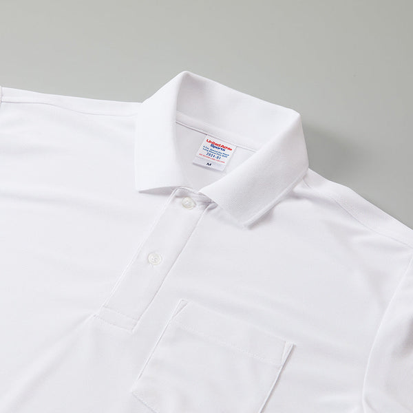 4.7オンス スペシャル ドライカノコ ロングスリーブ ポロシャツ（ポケット付き）（ローブリード）