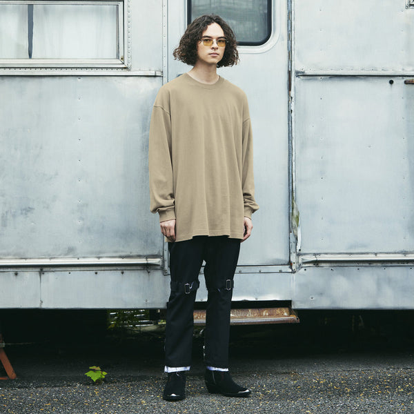 9.1オンス マグナムウェイト ビッグシルエット ロングスリーブTシャツ（2.1インチリブ付き）