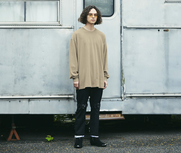 9.1オンス マグナムウェイト ビッグシルエット ロングスリーブTシャツ（2.1インチリブ付き）