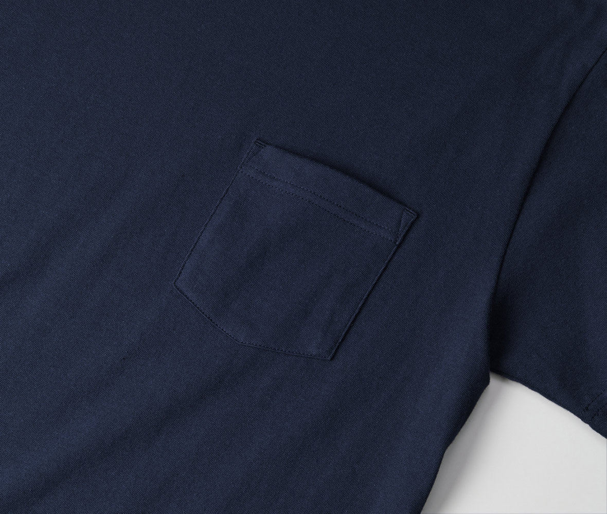 5.6オンス 高品質ポケット付きTシャツ