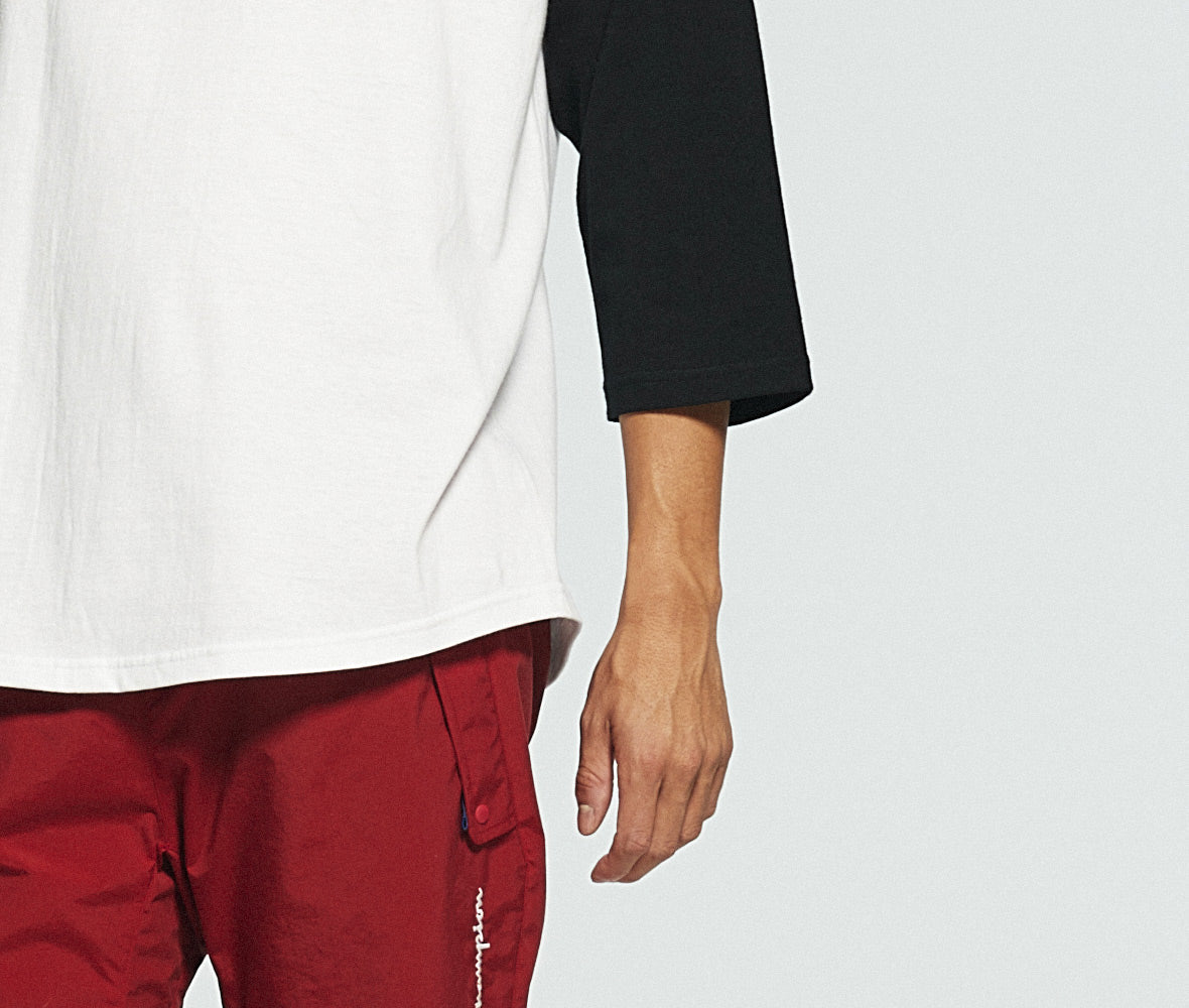 5.6オンス ラグラン 3/4スリーブ カットソー