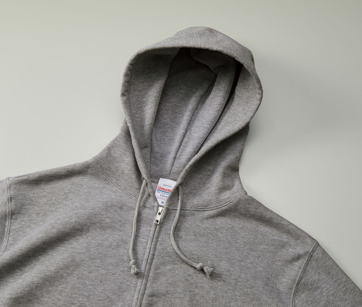 10.0オンス 裏パイル フルジップ スウェットパーカ〈アダルト〉