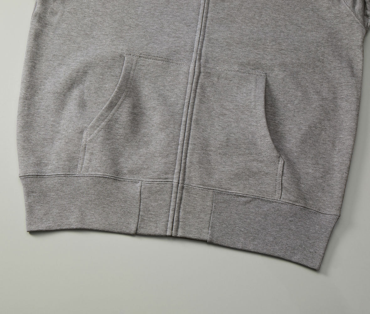 10.0オンス 裏パイル フルジップ スウェットパーカ〈アダルト〉