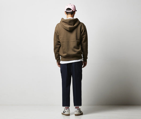 10.0オンス T/C 裏起毛 スウェット フルジップ パーカ