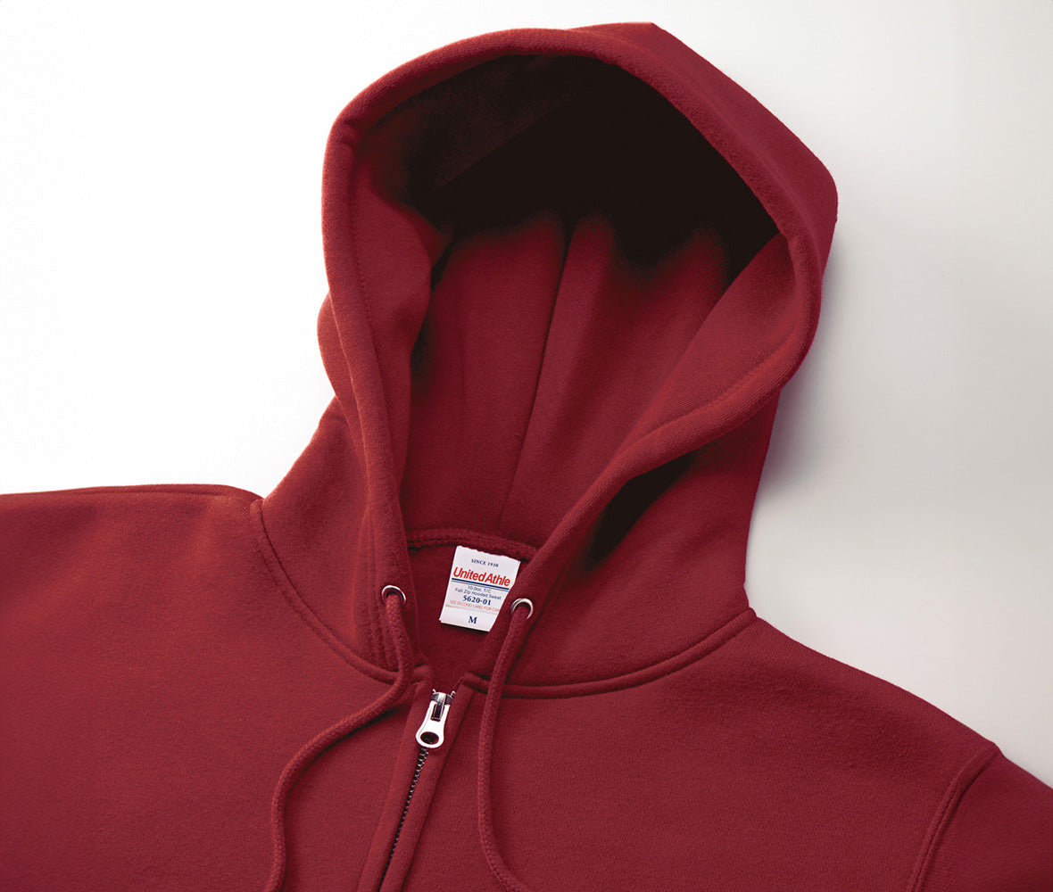 10.0オンス T/C 裏起毛 スウェット フルジップ パーカ