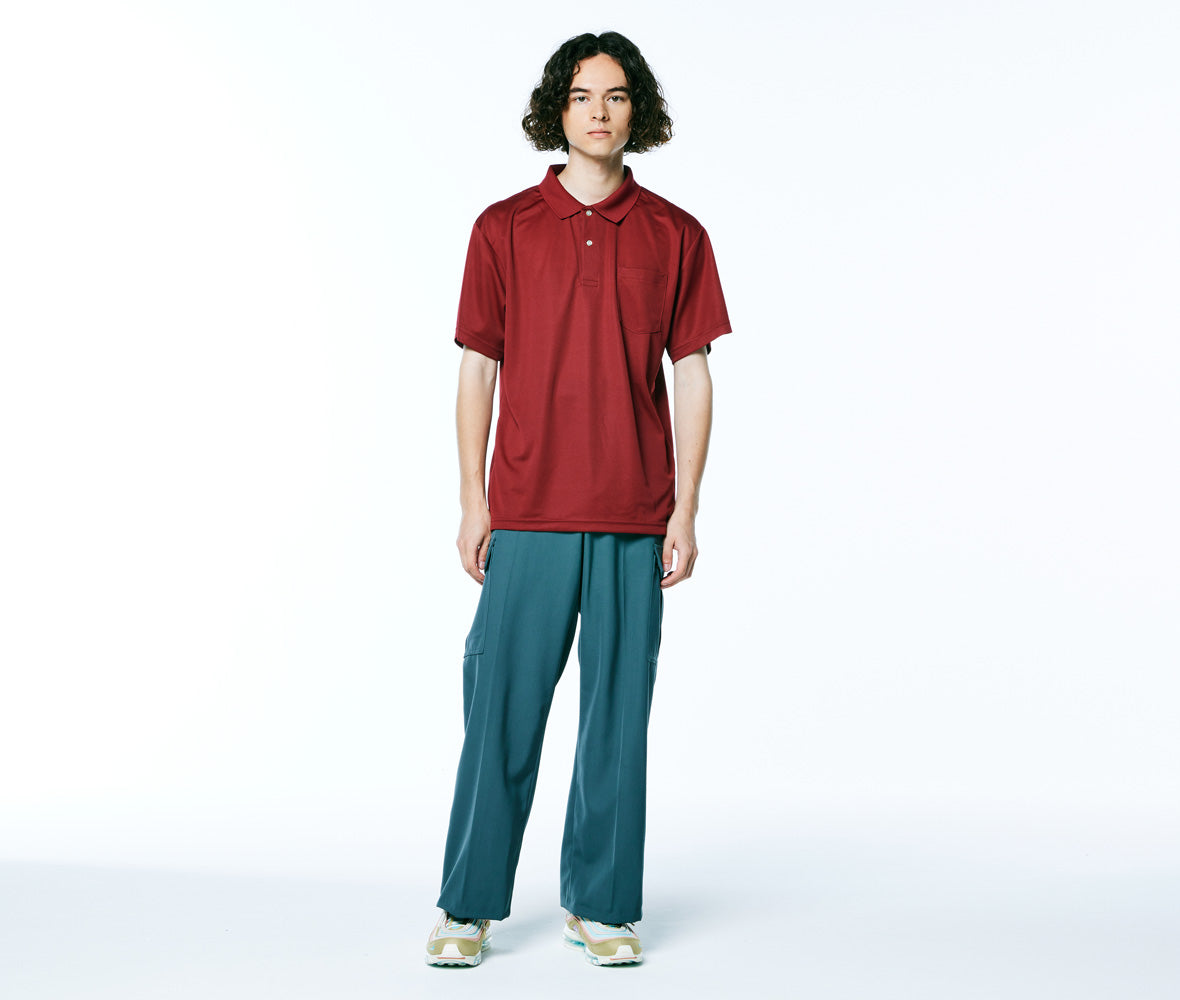 4.1オンス ドライアスレチック ポロシャツ（胸ポケット付）