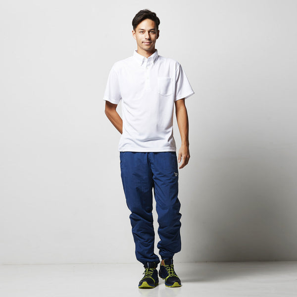 4.1オンス ドライアスレチック ボタンダウンポロシャツ（ポケット付）