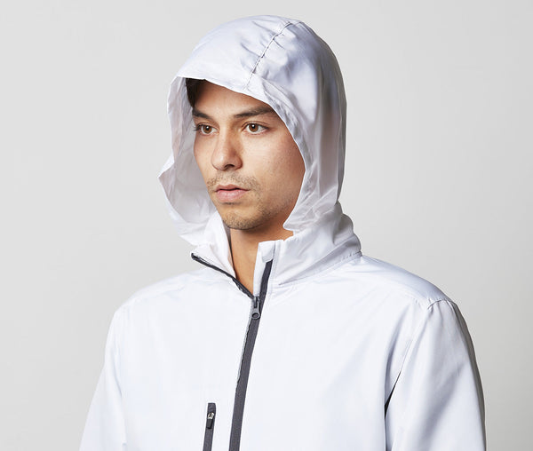 マイクロリップストップ フードイン ジャケット（フリース裏地）